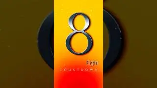Clean Countdown Timer - 10 to 0 - (AI generated mans voice)