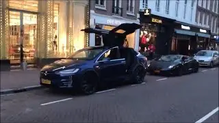 Sorry Lamborghini, not your show 😂. Tesla Model X
