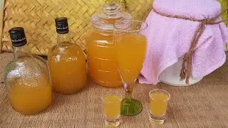 Mango wine recipe | home made wine recipe in kannada | Malnad style wine recipe | ಮಾವಿನ ಹಣ್ಣಿನ ವೈನ್