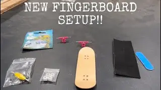1$ ALI-EXSPRESS FINGERBOARD SETUP!! Is it better than a teck deck? (Link in description for setup!)