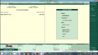 TALLY (Introduction) Session 1
