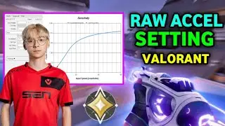 TenZ Raw Accel Settings in Valorant 2024 || raw accel settings for valorant
