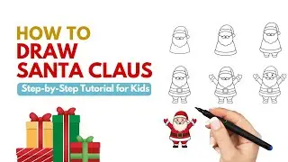 🎅 How to Draw Santa Claus – Step-by-Step Guide!