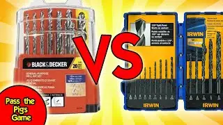 BEST DRILL BIT SET? | Black & Decker Drill Bits Set VS Irwin Drill Bit Set Drill Test & Review
