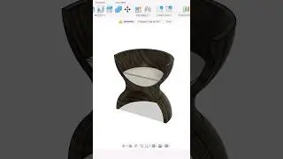 unique wooden table #fusion360 #3dmodelling #woodenfurniture