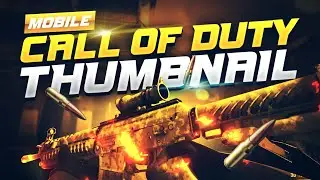 Call Of Duty Mobile Thumbnail Tutorial | Free Templet Tutorial On Android | Edit Like Pc On Android