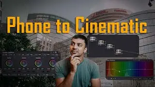 Color Grade  your Phone Video to make it look CINEMATIC! in DAVinci Resolve | Tutorial | Hindi