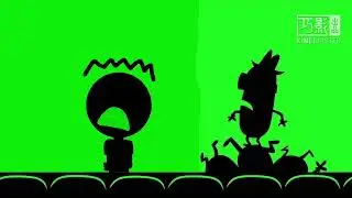 Faustino Escorts Brian The Minion Out of the Theater Green Screen
