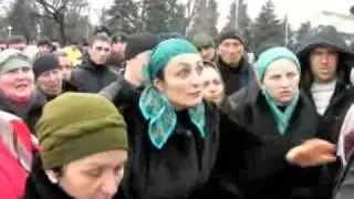 Митинг жителей Карачаево-Черкесии