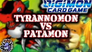 TYRANNOMON VS PATAMON! - Digimon Card Game Battle! Feat. @NichiNoUchuu