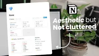 How I stay productive with a CLEAN Notion setup | Minimal Notion setup