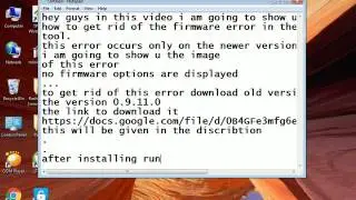Sony Flashtool Firmware error fixed.