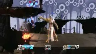 PlayStation All-Stars Battle Royale - Kratos vs Zeus (level 5)
