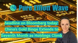 Bloomberg headline: China's Gold Binge Extends to Seventh Month as Holdings Climb