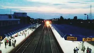 Hojai station || assam || HJI station || railway station || evening time