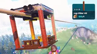 HOW to make a ROPEWAY in LEGO Fortnite...