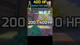 Free Fire 400 HP character skill 