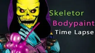 Skeletor Body Paint Tutorial Time Lapse
