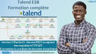 Création d'un service REST acceptant des requêtes HTTP GET (Connexion à Snowflake)- Talend ESB#4