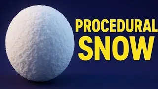 Blender Tutorial: Procedural Snow Shader for Realistic Winter Scenes