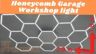 I made my own honeycomb LED Light and it turned out awesome