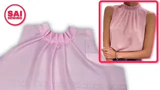 Top Sewing Secret | Ruffled Neck Design Sewing Tutorial in Easy Way