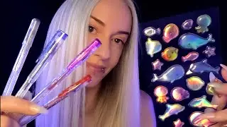 ASMR | Drawing On You and Stickers (Patreon content)