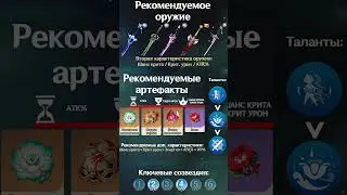 ГАЙД НА АЯТО ЗА МИНУТУ GENSHIN IMPACT 