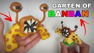 🔥Детский сад Garten of Banban 3 Нибблер из пластилина! Лепка Банбан 3
