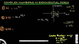 Ex: Convert a Complex Number in Cartesian Form to Exponential Form - Signals and Systems
