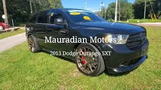 2013 Dodge Durango SXT black