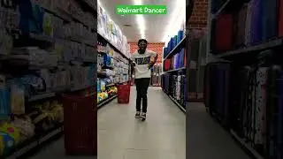 Dancing C-Walk in Walmart 🔥 #shorts #fyp