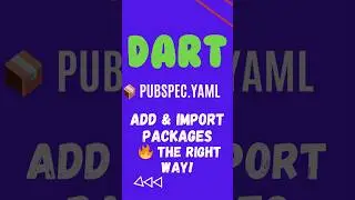 Mastering pubspec.yaml in Dart – Add & Import Packages the Right Way! 