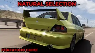 Forza Horizon 5 - Forzathon Guide - Natural Selection - HARD CHARGER SKILL GUIDE - 04 Mitsubishi Evo