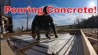 Pouring Concrete Pad For New Workshop.  Finally!