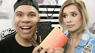 BOYFRIEND BUYS MY MAKEUP! ...OMG *SO CRINGE*