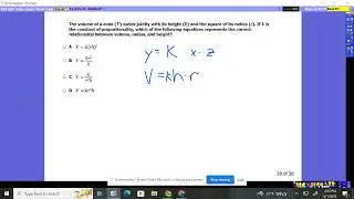 Algebra 2 2015 SOL #28
