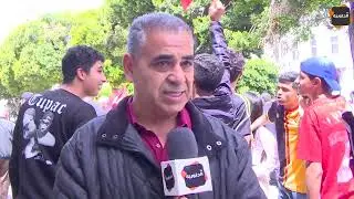 📌 رئيس نقابة القصابين في مسيرة الأمس: أحنا هبطنا للشارع باش نوريو للناس قيمة العلم...