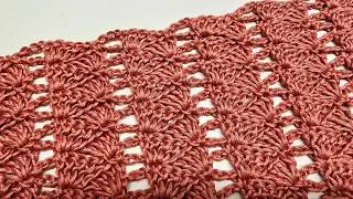 Easy Crochet Stitch: One Row Repeat Tutorial Perfect for Beginners