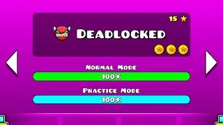 Geometry Dash Walkthrough - Level 20 (Deadlocked) [ALL COINS]