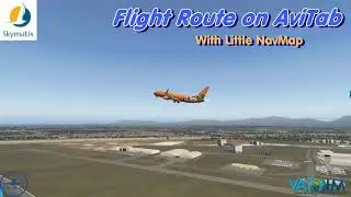 Flight Route on AviTab with Little NavMap