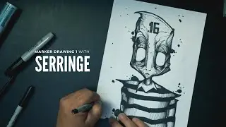 Marker Drawing By: SERRINGE #art #drawing #markers