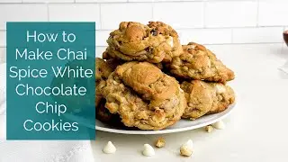Chai Spice White Chocolate Chip Cookies