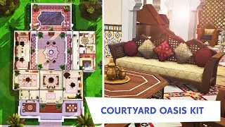 Courtyard Oasis ☀️ || The Sims 4 Family Home: Speed Build