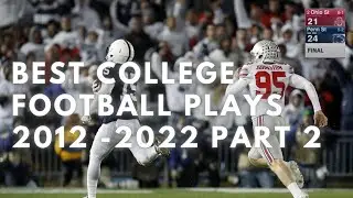 Top College Football Plays From 2012 to 2022 Part Two