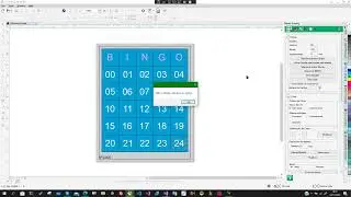 Gerador de Cartelas de Bingo CorelDraw | Fazendo cartela de bingo no coreldraw