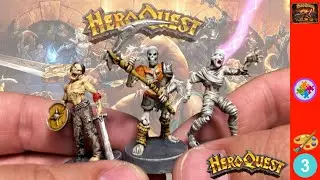 [HEROQUEST] - SPEED PAINT 3 / white Monsters