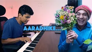 Aaradhike - Ambili | Piano Cover | Manoj Abraham