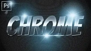 SHINY METALLIC CHROME TEXT EFFECT | PHOTOSHOP EFFECT | PHOTOSHOP TUTORIAL