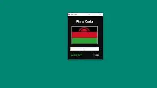PYTHON: World Flag Quiz